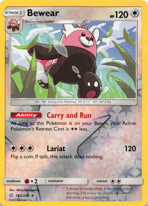 Bewear [182/236] [Cosmic Eclipse] Reverse Holofoil