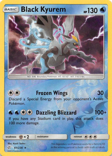 Black Kyurem [61/236] [Cosmic Eclipse] Reverse Holofoil
