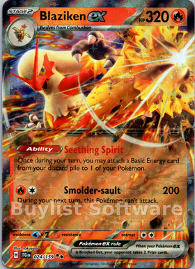 Blaziken ex [024/159] [Journey Together] Holofoil