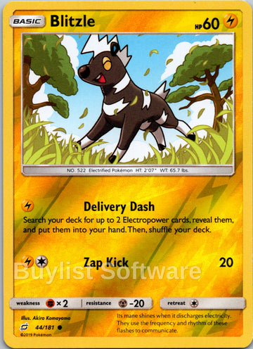 Blitzle [44/181] [Team Up] Reverse Holofoil