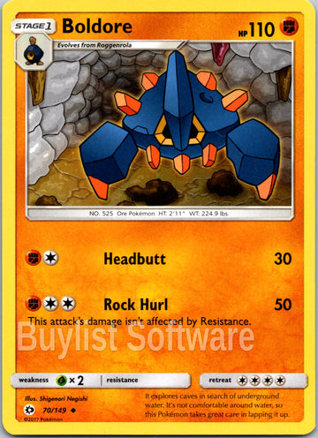 Boldore [70/149] [Sun & Moon Base Set]