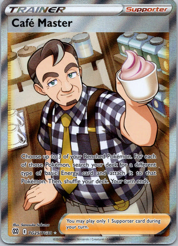 Cafe Master [TG25/TG30] [Brilliant Stars Trainer Gallery] Holofoil