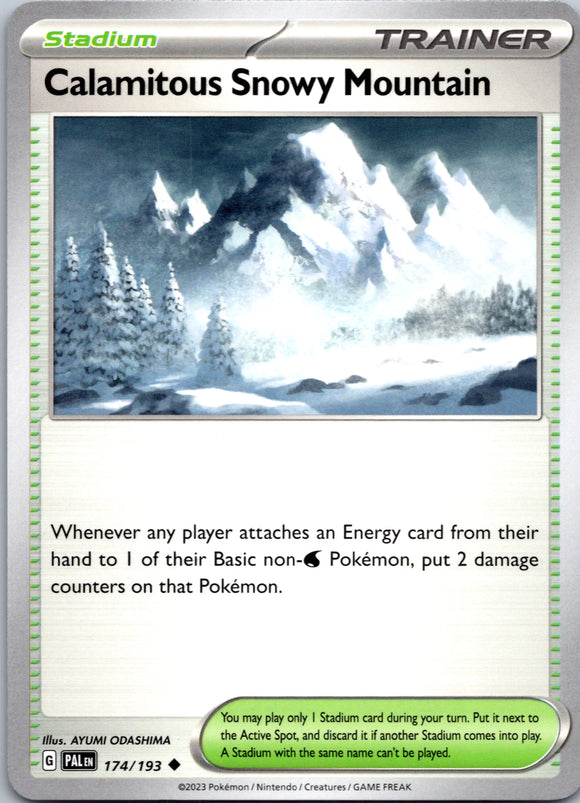 Calamitous Snowy Mountain [174/193] [Paldea Evolved]