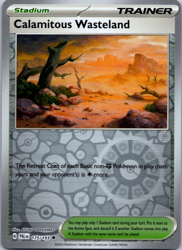 Calamitous Wasteland [175/193] [Paldea Evolved] Reverse Holofoil