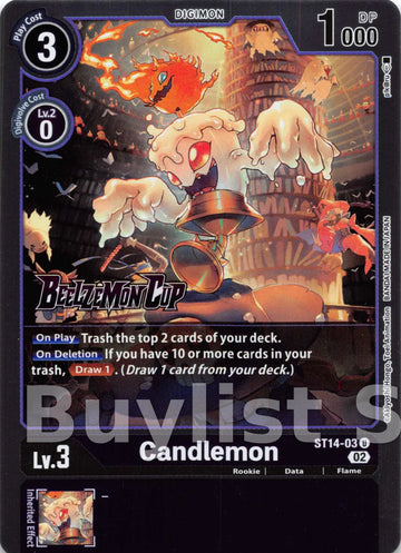 Candlemon [ST14-03] [Starter Deck 14: Beelzemon Advanced Deck Set Pre-Release Cards] Foil