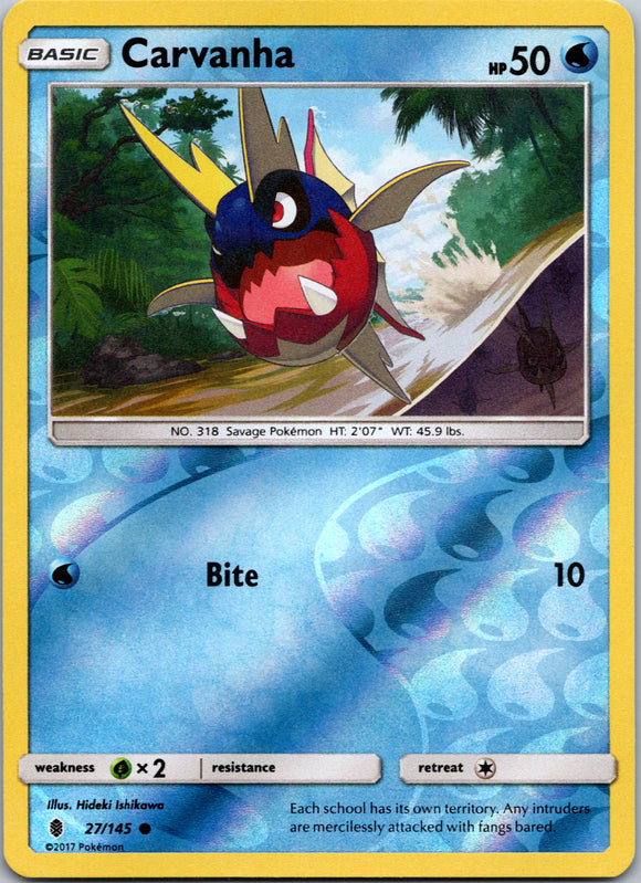 Carvanha [27/145] [Guardians Rising] Reverse Holofoil