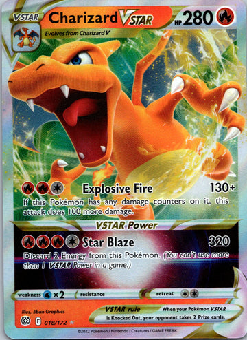 Charizard VSTAR [018/172] [Brilliant Stars] Holofoil
