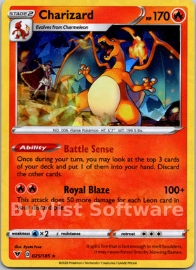 Charizard [025/185] [Vivid Voltage]