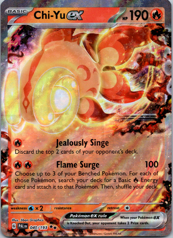 Chi-Yu ex - 040/193 [040/193] [Paldea Evolved] Holofoil