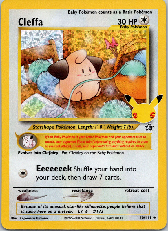 Cleffa [20/111] [Celebrations: Classic Collection] Holofoil