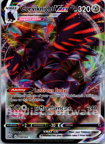Corviknight VMAX (110/163) [Sword & Shield: Battle Styles]