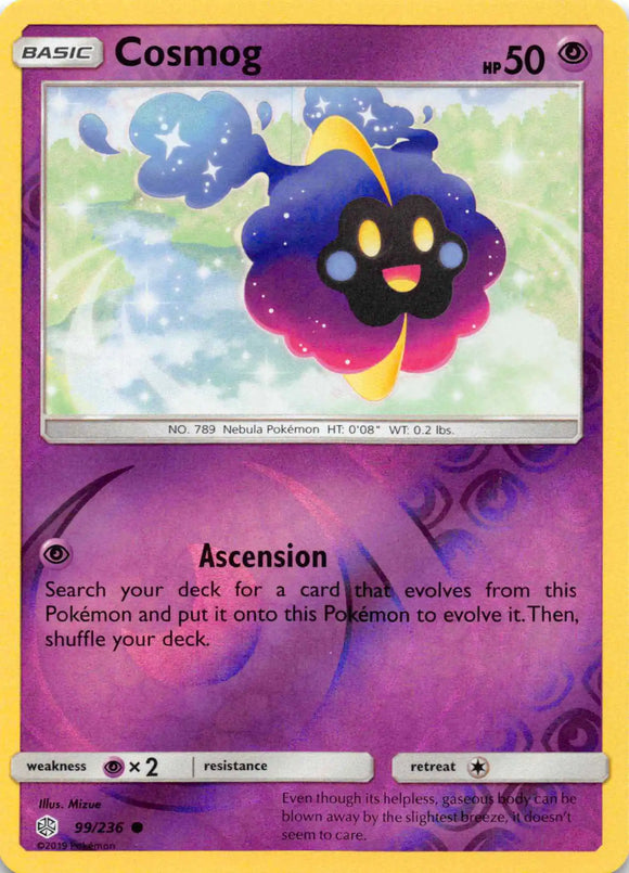 Cosmog - 99/236 [99/236] [Cosmic Eclipse] Reverse Holofoil