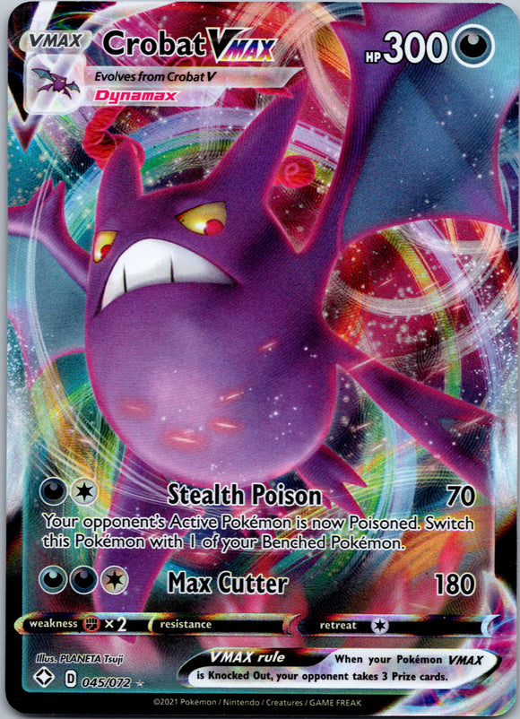 Crobat VMAX [045/072] [Shining Fates] Holofoil