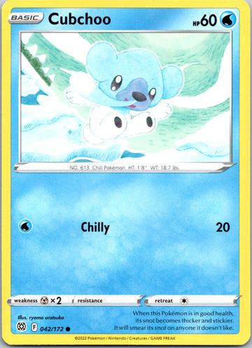 Cubchoo [042/172] [Brilliant Stars] Reverse Holofoil