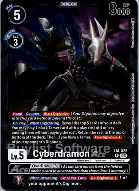 Cyberdramon ACE [LM-025 P] [Special Limited Set] Foil
