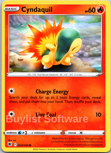 Cyndaquil [023/189] [Astral Radiance]