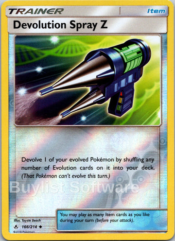 Devolution Spray Z [166/214] [Unbroken Bonds] Reverse Holofoil