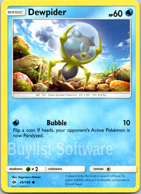 Dewpider [45/149] [Sun & Moon Base Set]