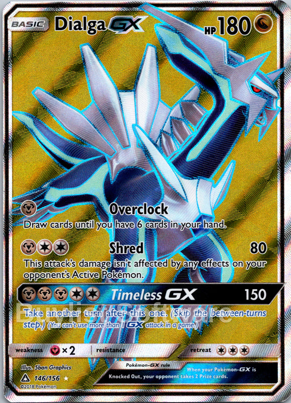 Dialga GX (Full Art) [146/156] [Ultra Prism] Holofoil