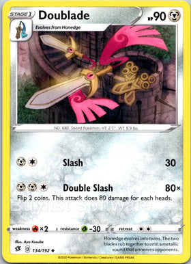 Doublade (134/192) [Sword & Shield: Rebel Clash]