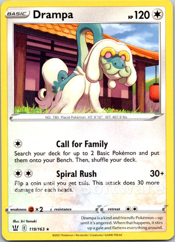 Drampa [119/163] [Battle Styles] Reverse Holofoil