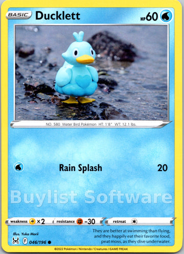 Ducklett [046/196] [Lost Origin] Reverse Holofoil