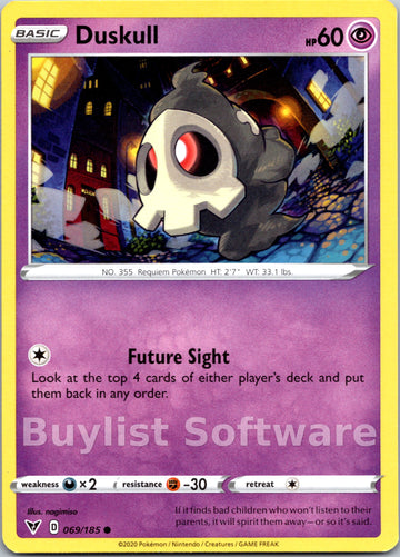 Duskull [069/185] [SWSH04: Vivid Voltage]