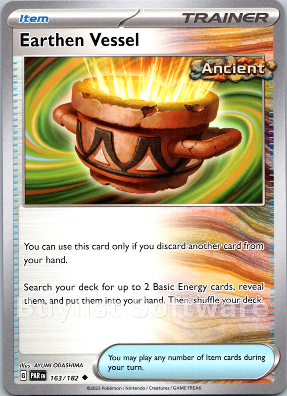 Earthen Vessel (163/182) - [Scarlet & Violet: Paradox Rift] Reverse Holofoil