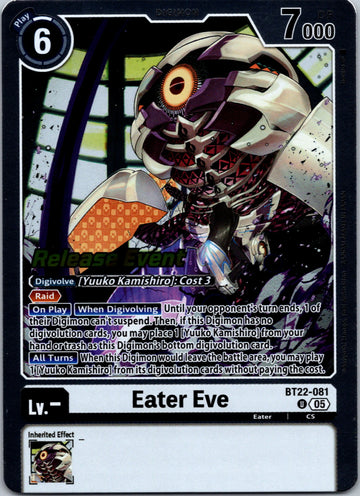 Eater Eve [BT22-081 U] [Cyber Eden Release Event Cards] Foil