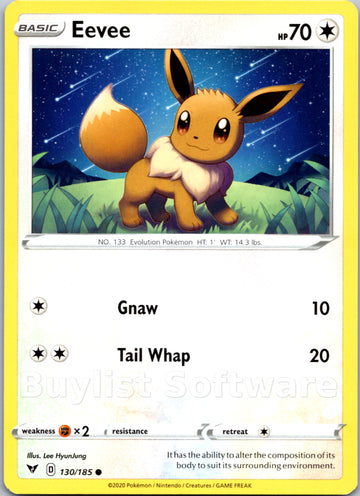 Eevee [130/185] [SWSH04: Vivid Voltage]