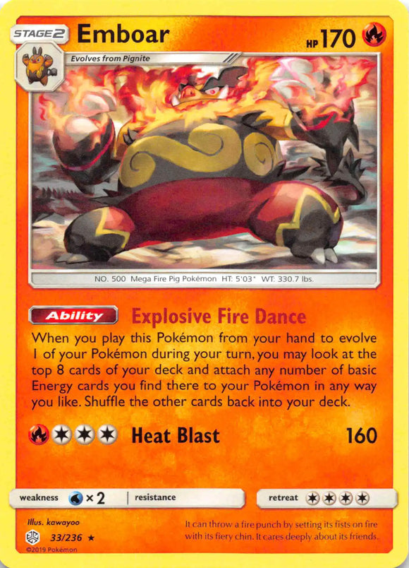 Emboar [33/236] [Cosmic Eclipse]