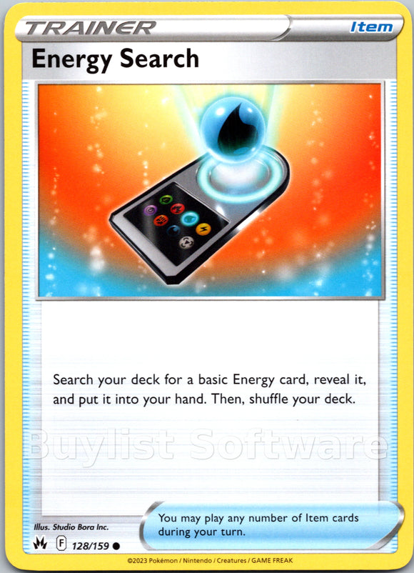 Energy Search (128/159) [Sword & Shield: Crown Zenith]