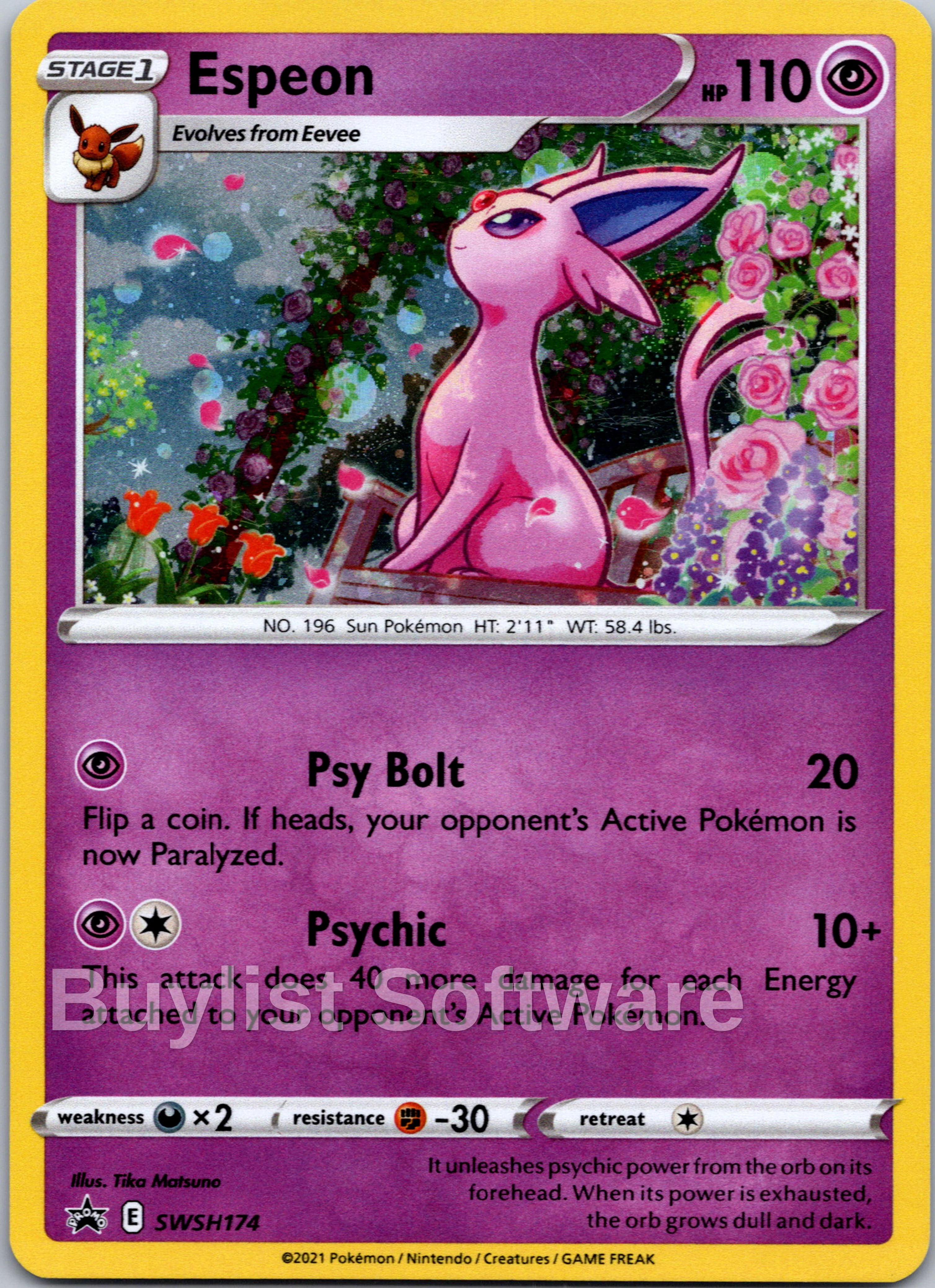 Espeon (SWSH174) [Sword & Shield: Black Star Promos]