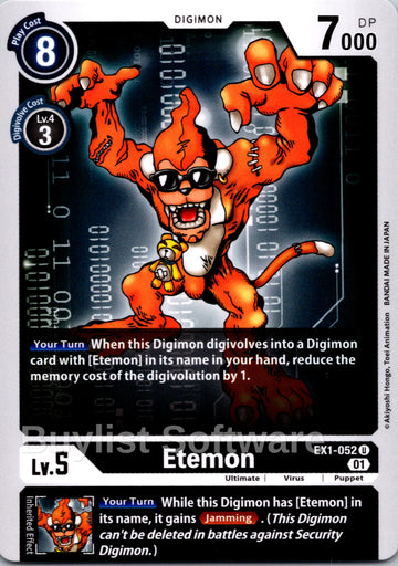 Etemon [EX1-052] [Classic Collection] Normal