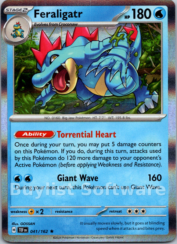 Feraligatr [041/162] - (Temporal Forces) Holofoil
