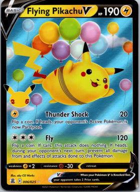 Flying Pikachu V [006/025] [Celebrations] Holofoil