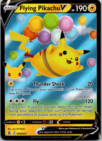 Flying Pikachu V [006/025] [Celebrations] Holofoil