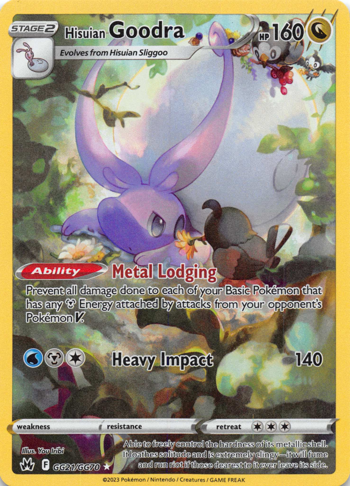 Hisuian Goodra (GG21/GG70) [Sword & Shield: Crown Zenith]