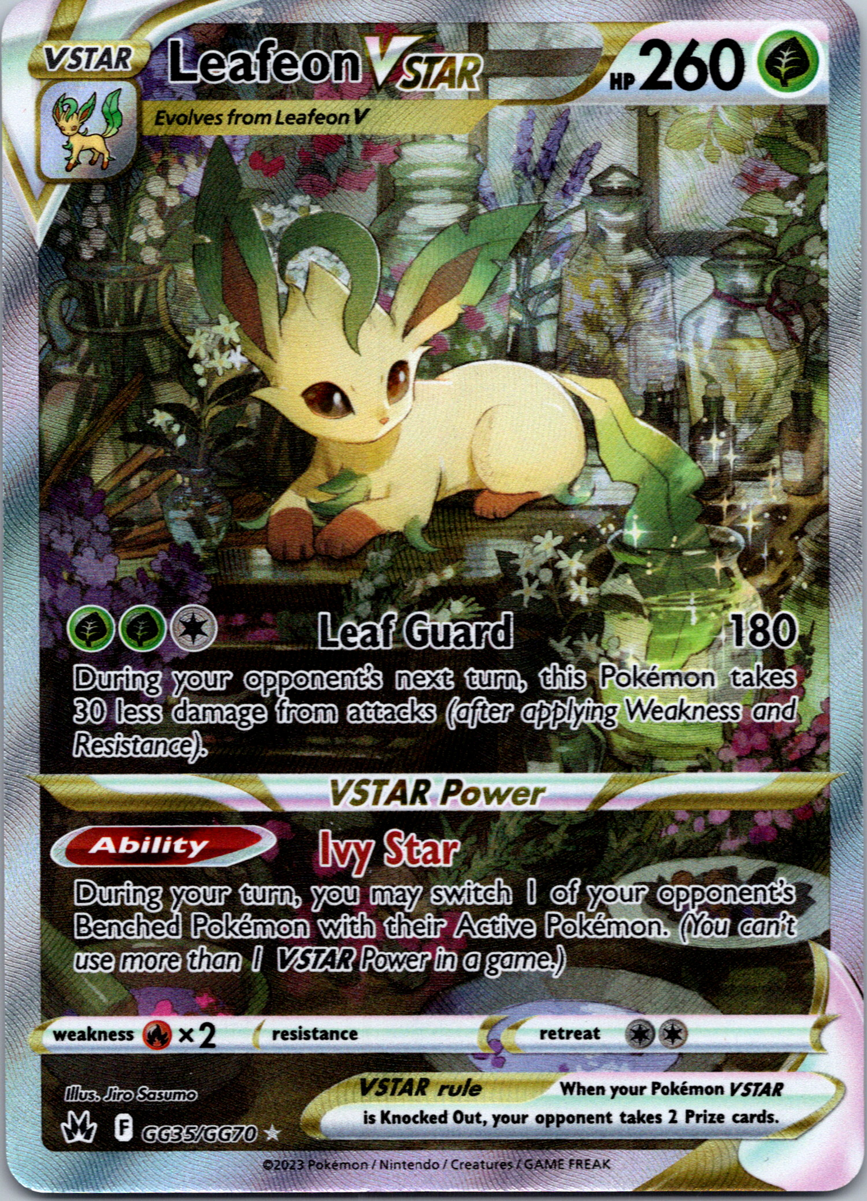 Leafeon VSTAR (GG35/GG70) [Sword & Shield: Crown Zenith]