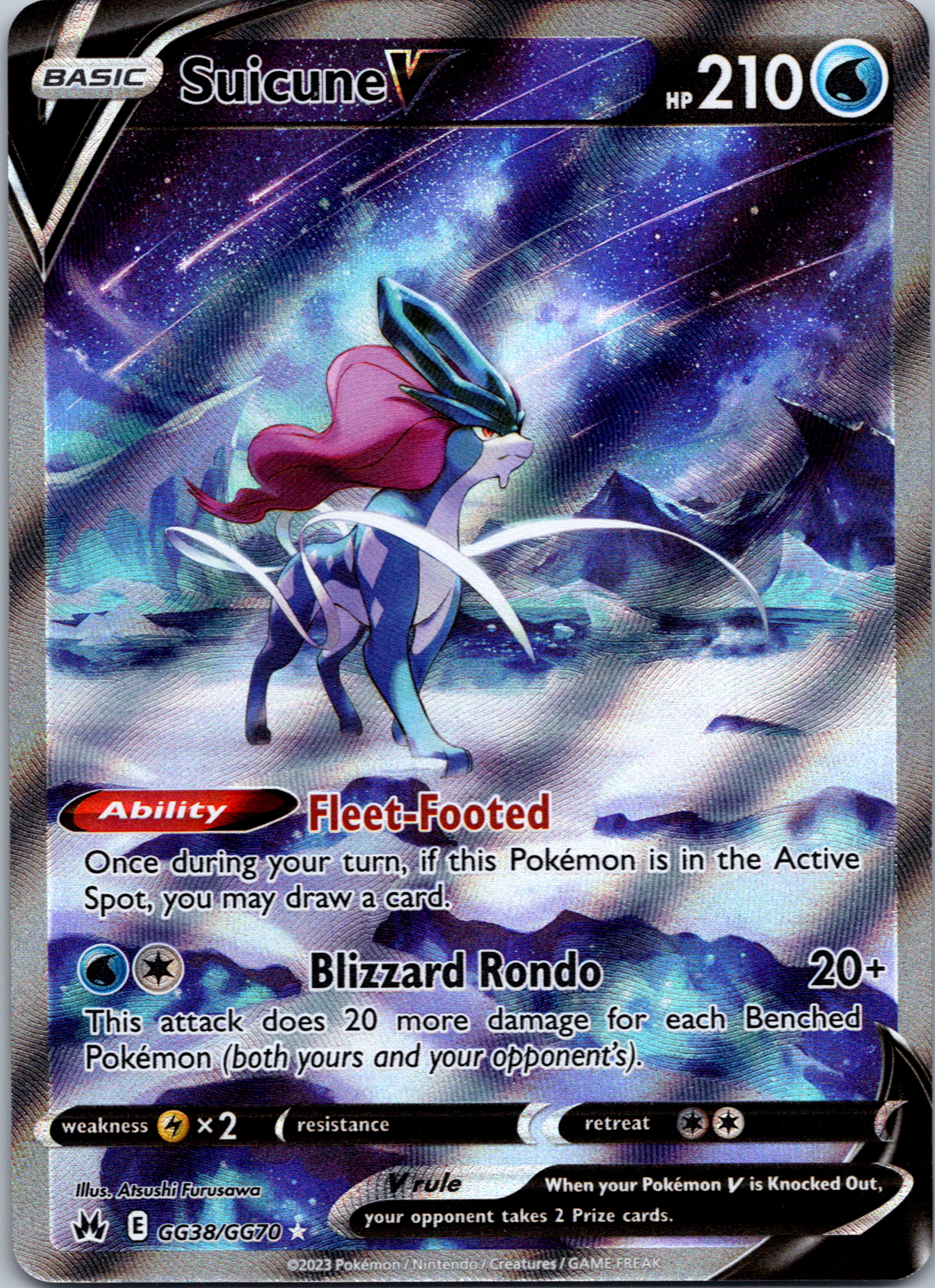 Suicune V (GG38/GG70) [Sword & Shield: Crown Zenith]