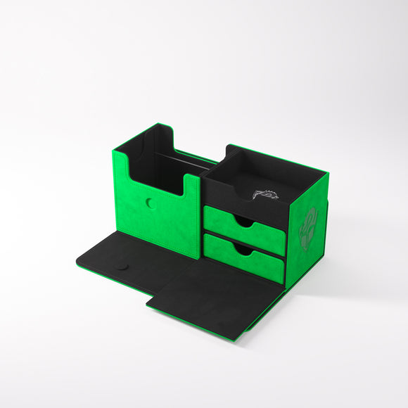 The Academic 133+ XL Convertible Green/Black Deck Box (133ct)