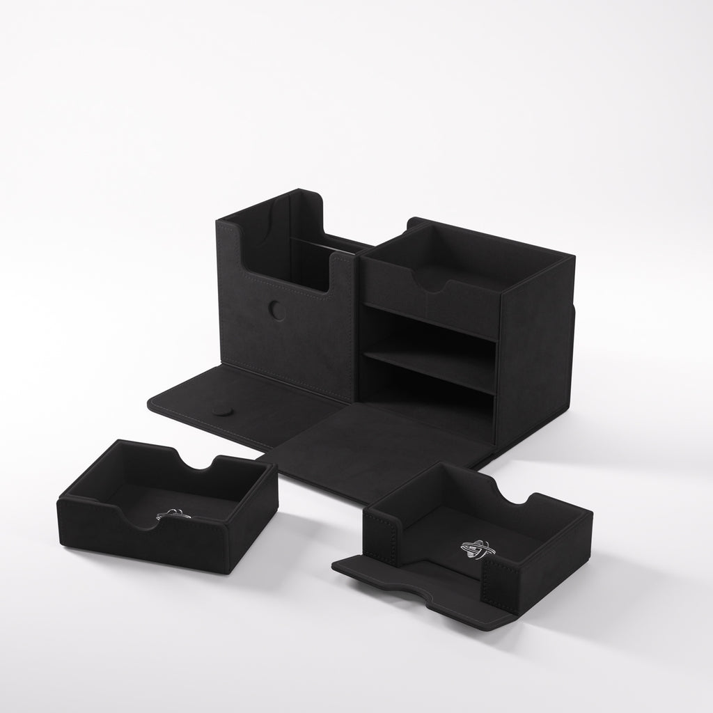 The Academic 133+ XL Convertible Black/Black Deck Box (133ct)