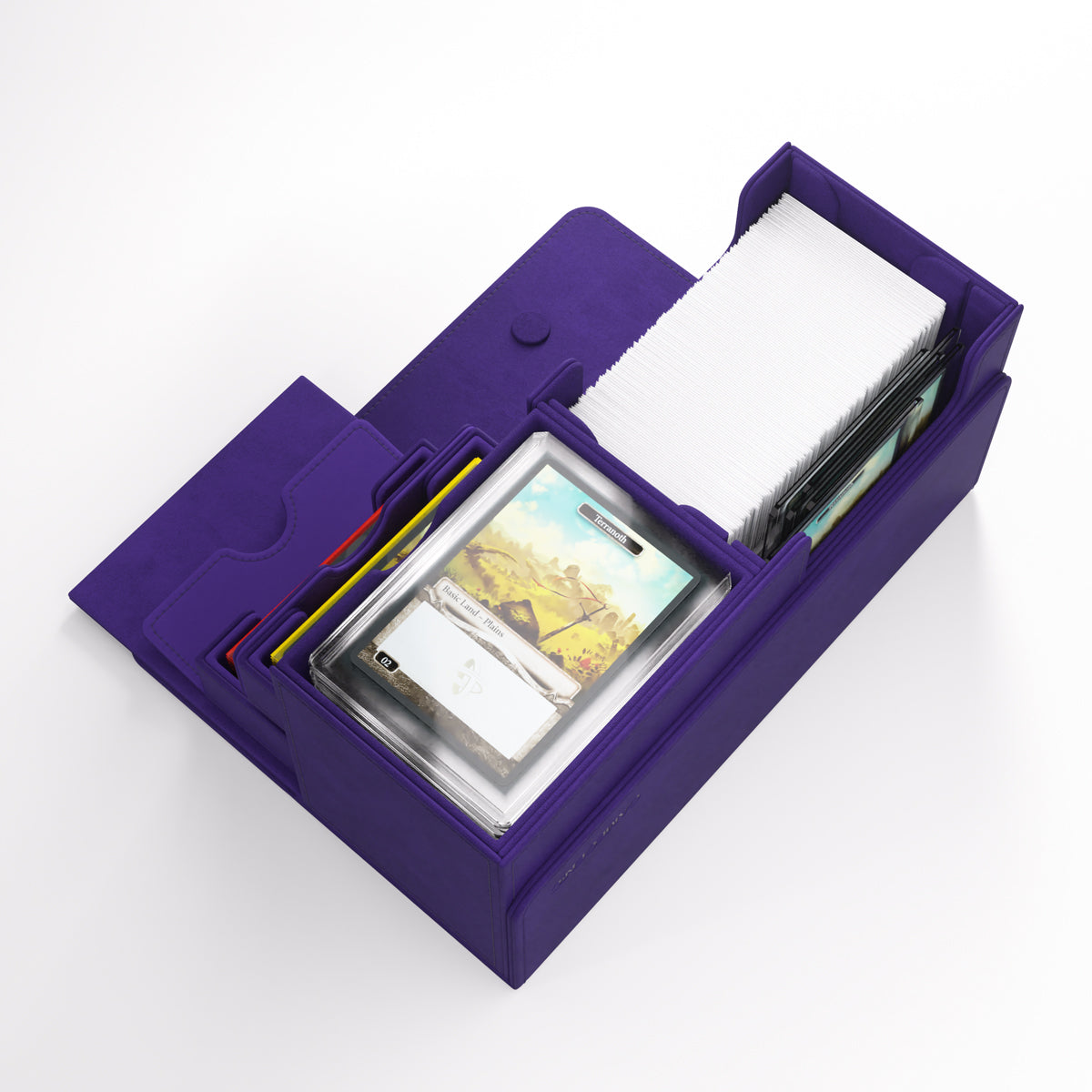 The Academic 133+ XL Convertible Purple/Purple Deck Box (133ct)