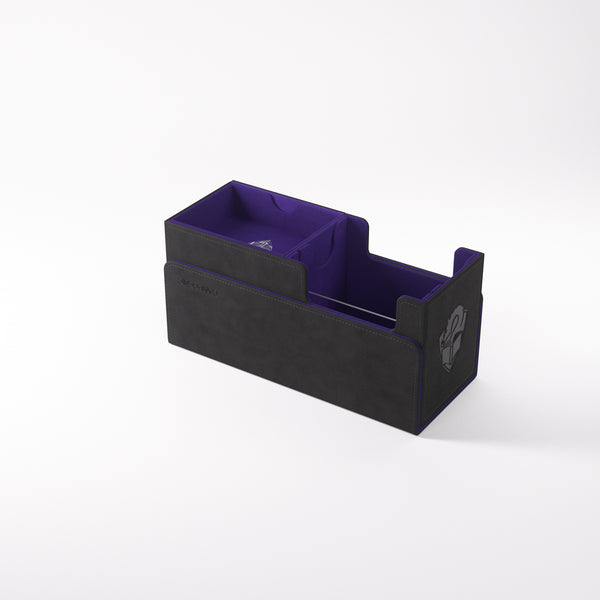 The Academic 133+ XL Convertible Black/Purple Deck Box (133ct)