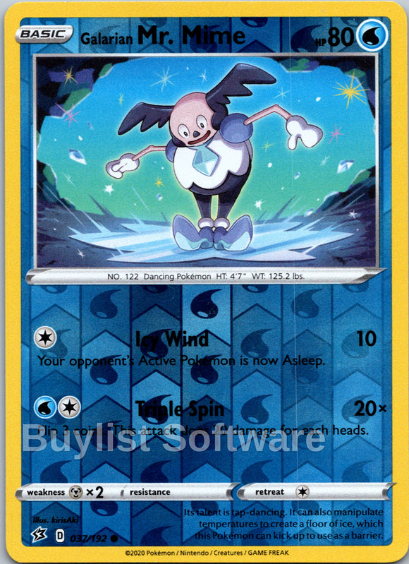 Galarian Mr. Mime [037/192] [Rebel Clash] Reverse Holofoil