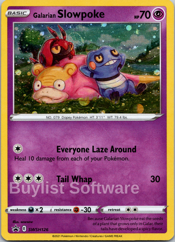 Galarian Slowpoke [SWSH126] [Sword & Shield Promo Cards] Holofoil