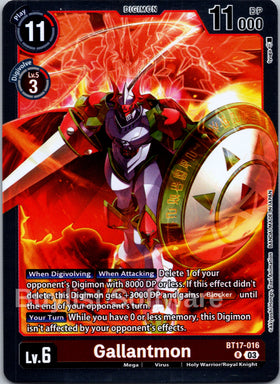 Gallantmon [BT17-016 R] [Secret Crisis] Foil