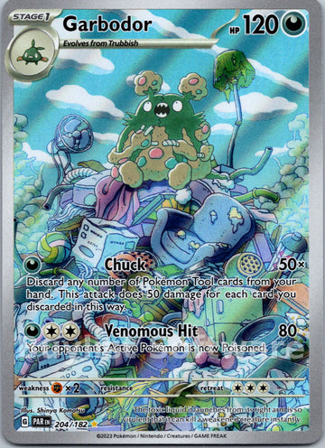 Garbodor (204/182) - [Scarlet & Violet: Paradox Rift] Holofoil