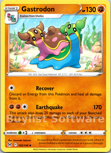 Gastrodon (102/196) [Sword & Shield: Lost Origin]