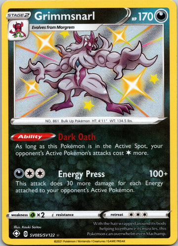Grimmsnarl [SV085/SV122] [Shining Fates: Shiny Vault] Holofoil